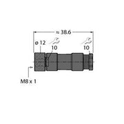 Turck - Rundsteckverbinder, feldkonfektionierbar (Industriesteckverbinder) Kupplung B5131-0 − 1 Stück