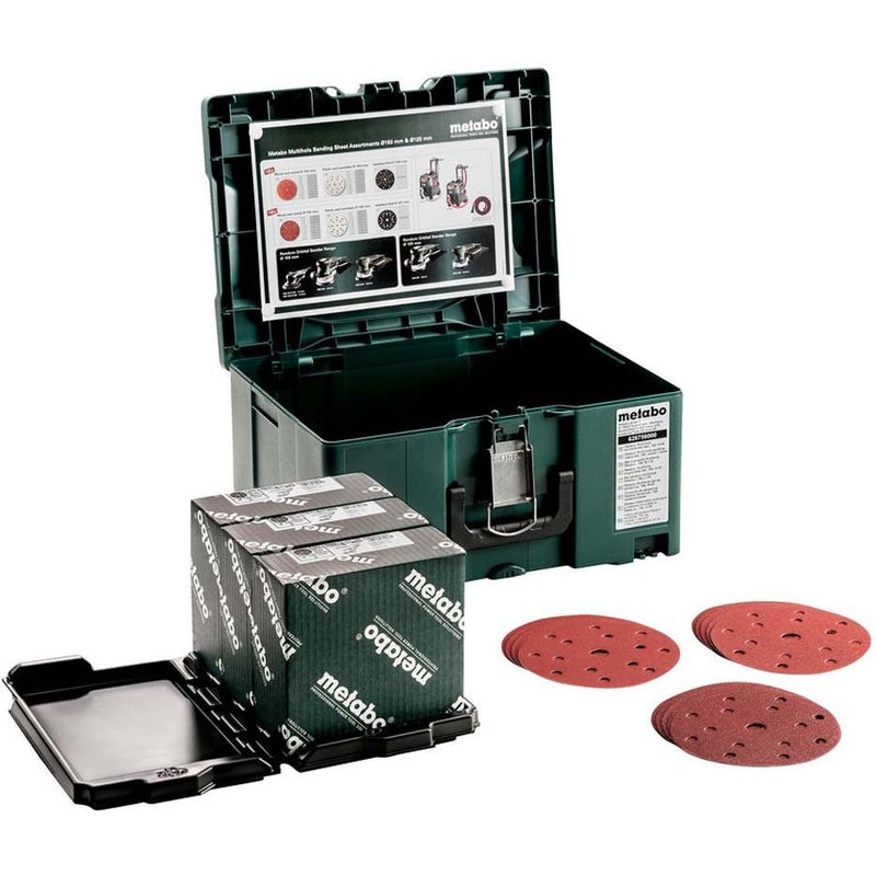 Metabowerke - Schleifpapierset Multihol.Schleifmittel-Set 626756000 150-teilig