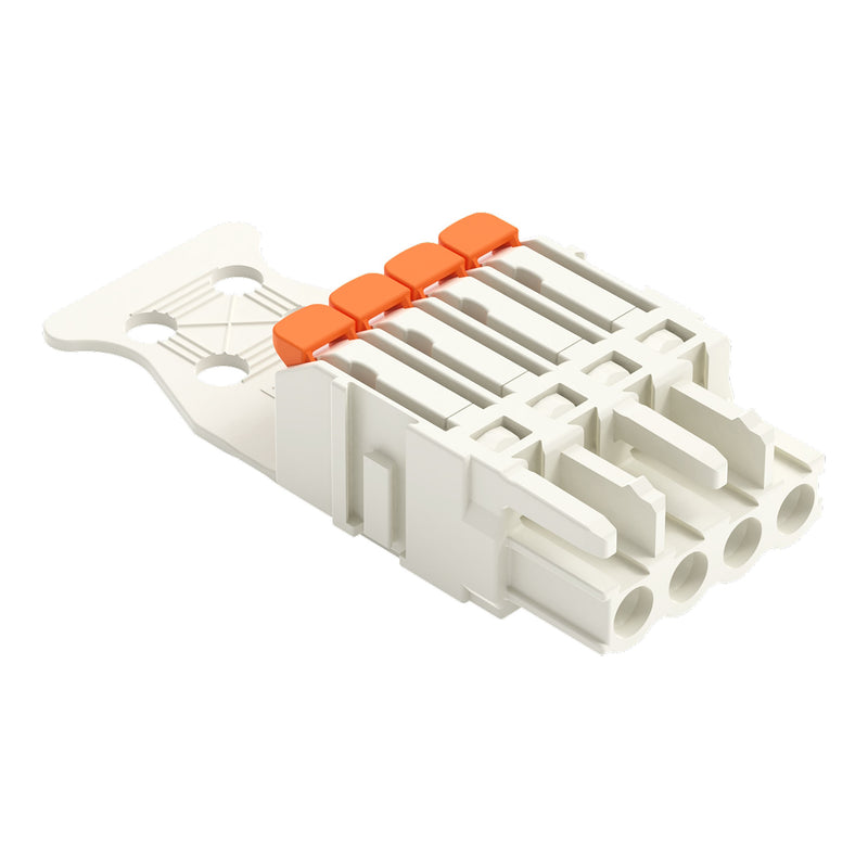WAGO - Kabelsteckverbinder für Leiterplattensteckverbinder 1-Leiter-Federleiste 2721-1104/326/334 − 50 Stück