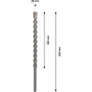 Bosch - Bohrer PRO SDS max-9 Natural 1618596502 Stone Bohrer 28 x