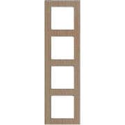 Peha - Abdeckrahmen Rahmen 4-fach D 20.674.201.022 Holz eiche-rws
