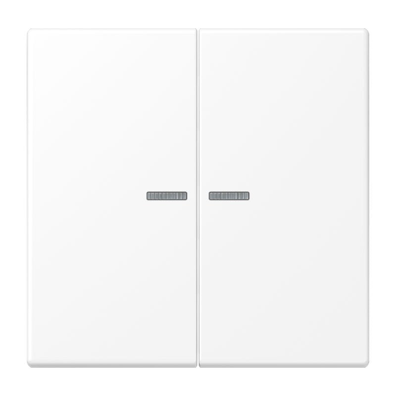 Jung - Bussystem-Tastsensor KNX RF Taster 2fach LS 10921 ST RF WWM Duroplast lackiert