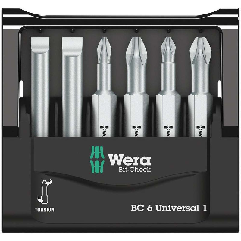 Wera - Bit-Set Bit-Sortiment 056474 Mini-Check, 6-tlg