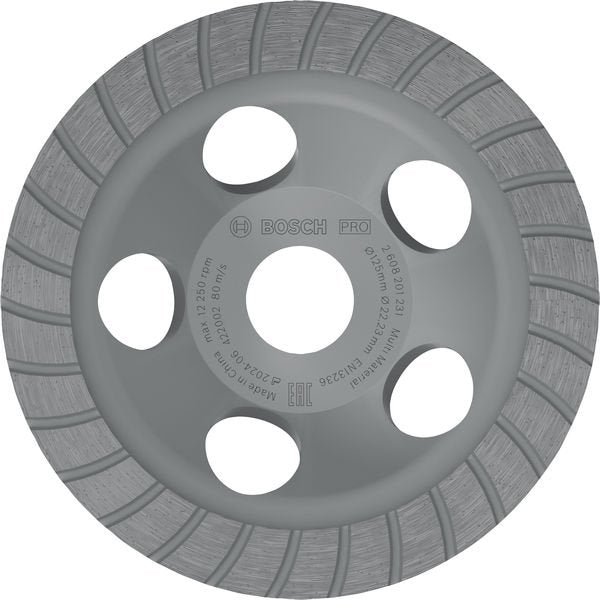 Bosch - Trenn-/Schleifscheibe PRO Multi Material 2608201231 Topfscheibe 5 x 125