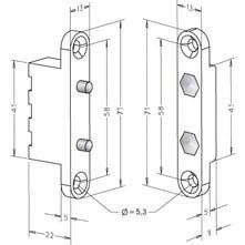 Assa Abloy effeff - Zubehör/Ersatzteile für elektrischen Türöffner Stromübertrager 10305--------00