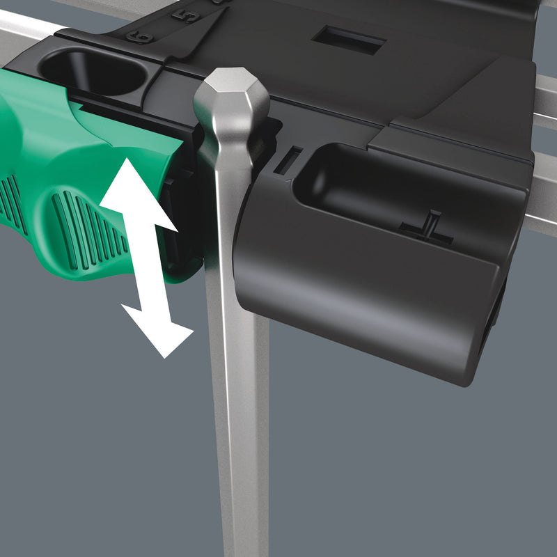 Wera - Innensechskantschlüsselset Winkelschraubendrehersatz 950/7Hex-PlusMagnet1 Clip7-tlg