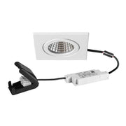 Brumberg Leuchten - Downlight/Strahler/Flutlicht LED-Einbaudownlight 230V 39476073 3000K quadratisch