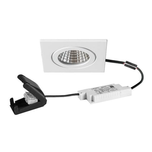 Brumberg Leuchten - Downlight/Strahler/Flutlicht LED-Einbaudownlight 230V 39476073 3000K quadratisch