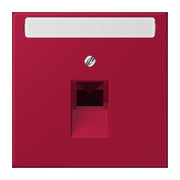 Jung - Einsatz/Abdeckung für Kommunikationstechnik Abdeckung für IAE/UAE LC 969-1 NAUA 229 rouge carmin (32100)