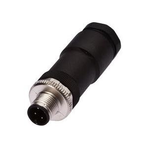 Ipf Electronic - Rundsteckverbinder, feldkonfektionierbar (Industriesteckverbinder) Kabelstecker, gerade, VK003E28 Selbstkonfektionierb