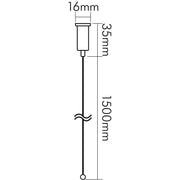 Nobile - Mechanisches Zubehör/Ersatzteile für Leuchten Seilabhängung 2-er Set 1560960001 − 1 Stück