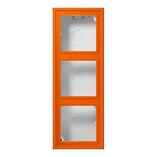 Jung - Aufputzgehäuse für Unterputzgerät Aufputz-Kappe 3fach LC 583 A 224 orange (32080)