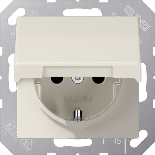 Jung - Steckdose SCHUKO-Steckdose 16A 250V ABAS 1520 KIKL Klappdeckel