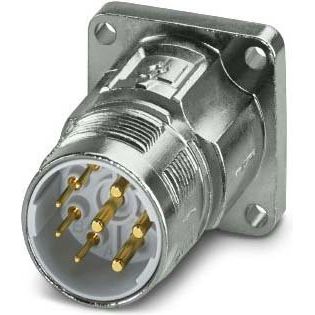 Phoenix Contact - Rundsteckverbinder, Einbau (ohne Leitung) Gerätesteckverbinder 1628775 Vorderwand, M23 PRO