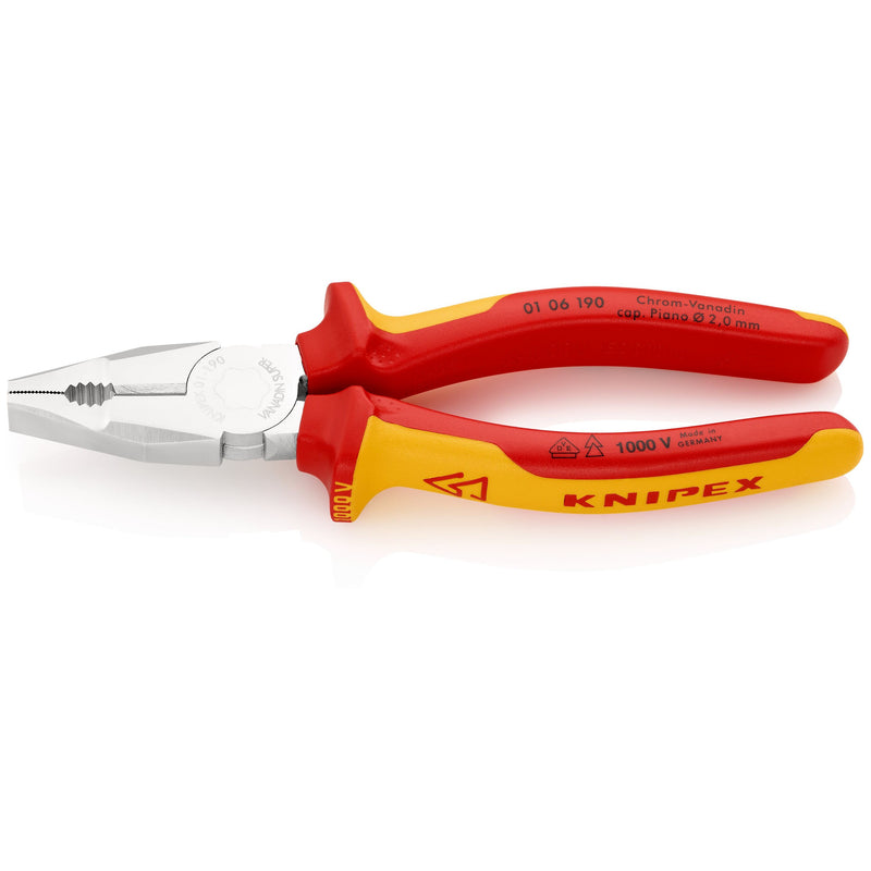 Knipex - Kombizange 01 06 190 isoliert, 190mm
