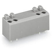 WAGO - Leiterplattenklemme 735-307/002-000 Drücker,1,5mm²,grau − 35 Stück