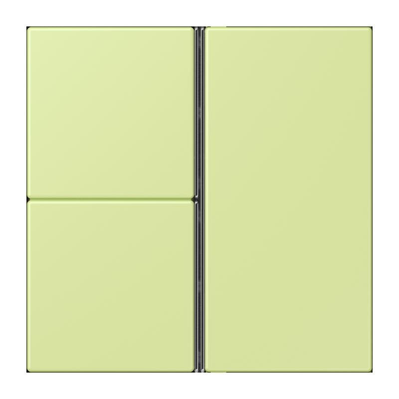 Jung - Abdeckung/Bedienelement für Installationsschalterprogramme Tastensatz 3fach LC 403 TSA 222 vert jaune clair