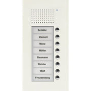 TCS Tür Control - Türstation für Türkommunikation Audio Außenstation PUK 8 PUK08/1-WS Tasten 1spaltig UP w