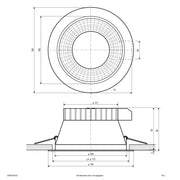 EVN Lichttechnik - Decken-/Wandleuchte LED-Deckenleuchte DSR54190125 ML, MC