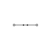WAGO - Durchgangs-Reihenklemme 2-Leiter-Durchgangsklemme 870-919 Ex e II geeignet, − 100 Stück
