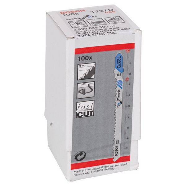 Bosch - Stichsägeblatt PRO Alu curve T227D 2608638382 Stichsägeblatt 100