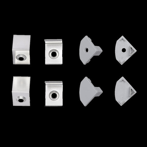 Nobile - Zubehör/Ersatzteile für Lichtschlauch/-band Ersatzkit f. Alu Eckprofil 5011146809 grau − 1 Stück