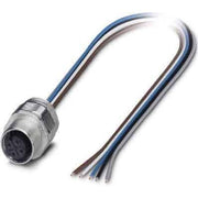Phoenix Contact - Rundsteckverbinder, feldkonfektionierbar (Industriesteckverbinder) Einbaubuchse M12 SACC-ECM12FS5CON-PG9 Industrie -PG9/0,5