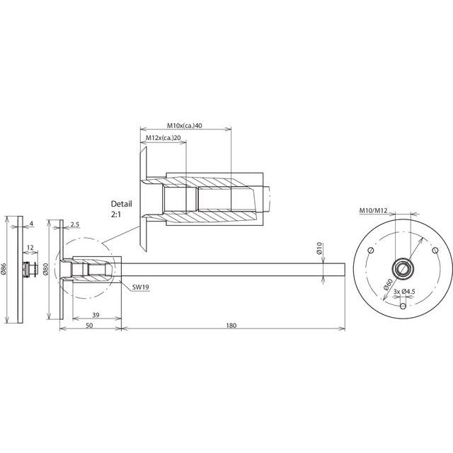DEHN - Erdungsfestpunkt Typ M EFPMM1012V4AL230STTZ M10/M12 NIRO