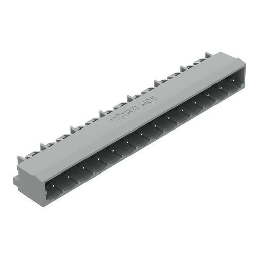 WAGO - Leiterplattensteckverbinder THT-Stiftleiste Lötstift 231-444/001-000 1,0x1,0,abgew.,gr − 50 Stück