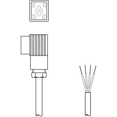 Leuze - Konfektioniertes Sensor-Aktor-Kabel Anschlussleitung BK7 KB-092-#50011952