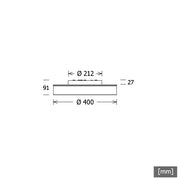 LTS Licht&Leuchten - Decken-/Wandleuchte LED-Leuchte LUNXS300.830.1DALIws 830, DALI