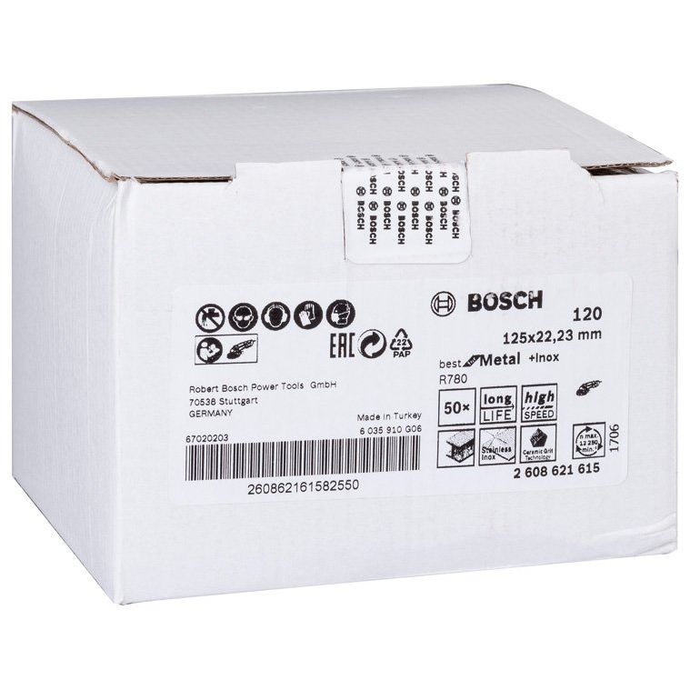 Bosch - Trenn-/Schleifscheibe PRO R780 Fiberscheibe, 2608621615 125 mm, G125