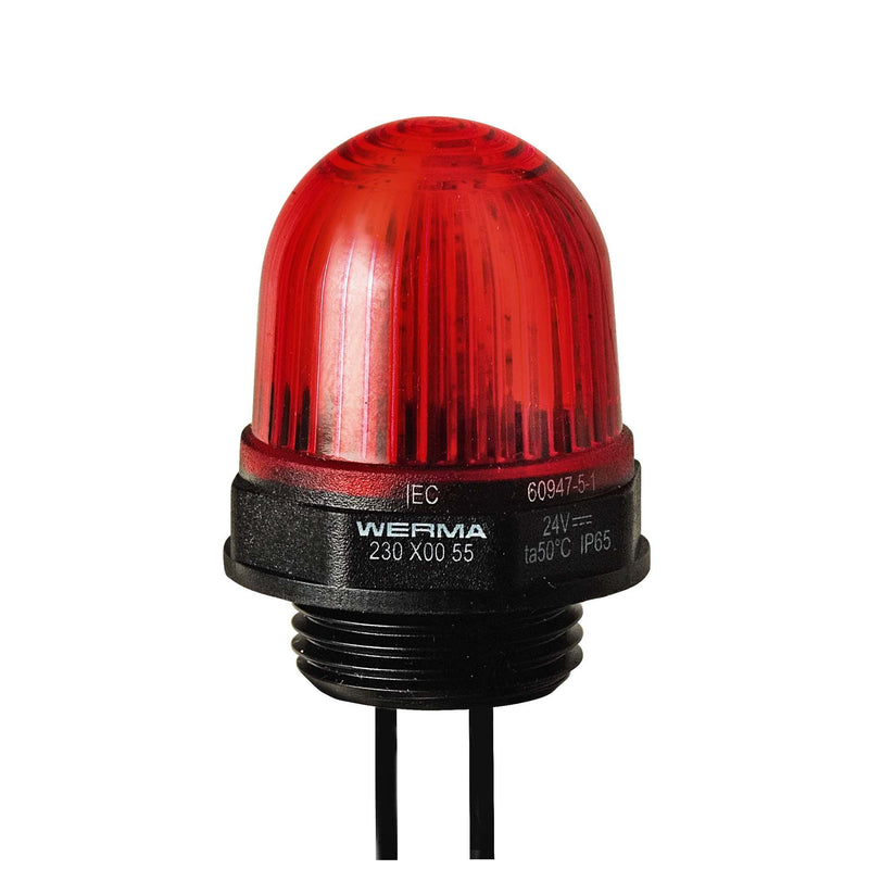 Werma - Dauerleuchte LED-Dauerleuchte 23010055 24V DC rt