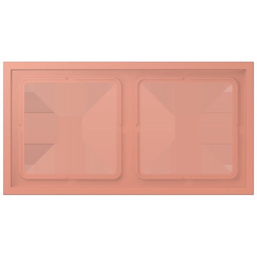 Jung - Abdeckrahmen Rahmen 2-fach LCZ 982 BF 233 locre rouge moyen