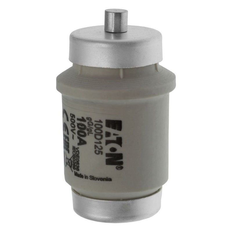 Eaton - D-Sicherungseinsatz Sicherungseinsatz Nieders. FUSE-D4 10#100D125 100A AC 500V 50kA − 3 Stück