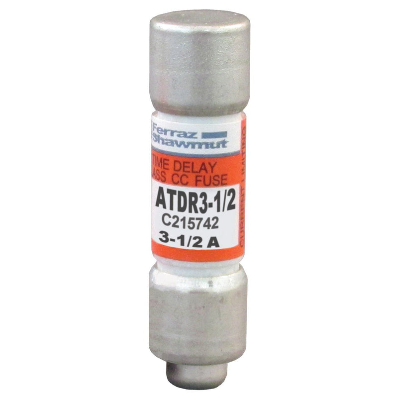 Mersen - Zylindrische Sicherung Sicherungseinsatz Class CC ATDR3-1/2 T 10x38 3,5A − 10 Stück
