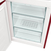Gorenje - Kühl-/Gefrierkombination Kühl/Gefrierkombi ONRK 619 DR-L burgun Retrodesign