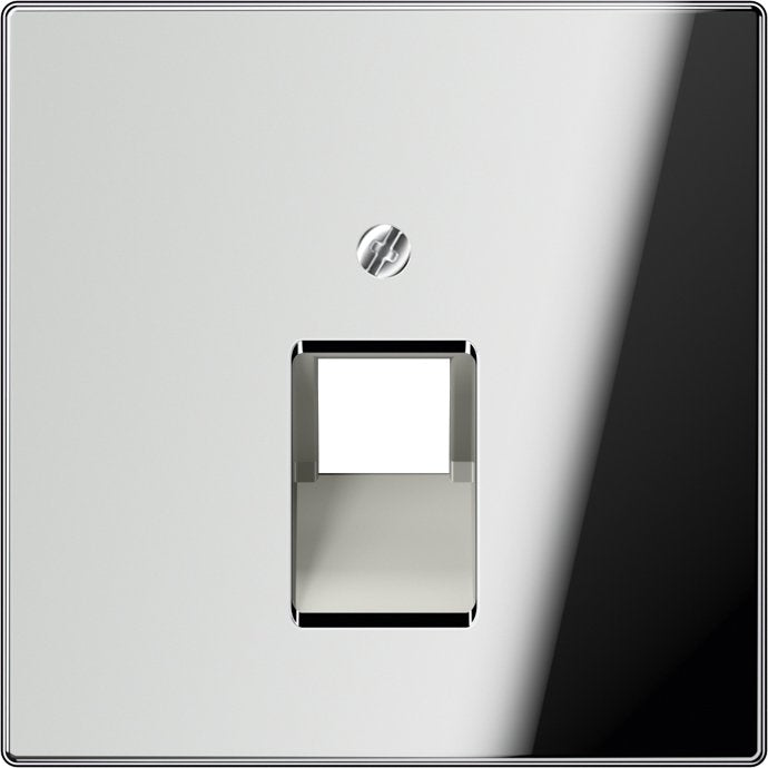 Jung - Einsatz/Abdeckung für Kommunikationstechnik Abdeckung gl.chr GCR 2969-1 UA für IAE/UAE-Dose