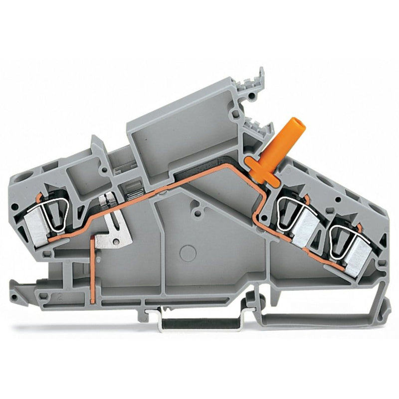 WAGO - Durchgangs-Reihenklemme Durchgangsklemme 282-865 0,2-6mm 30A grau − 20 Stück