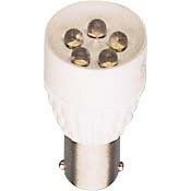 Scharnberger+Hasenbein - Single-LED Cluster-LED 16x35mm Ba9s 35734 230V 5mA ultra-gn
