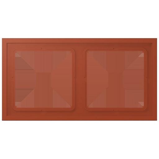 Jung - Abdeckrahmen Rahmen 2-fach LCZ 982 BF 232 locre rouge