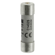 Eaton - Zylindrische Sicherung Sicherungseinsatz Nieders. CYL GG 14,#C14G2S 2A AC 500V 120kA − 10 Stück