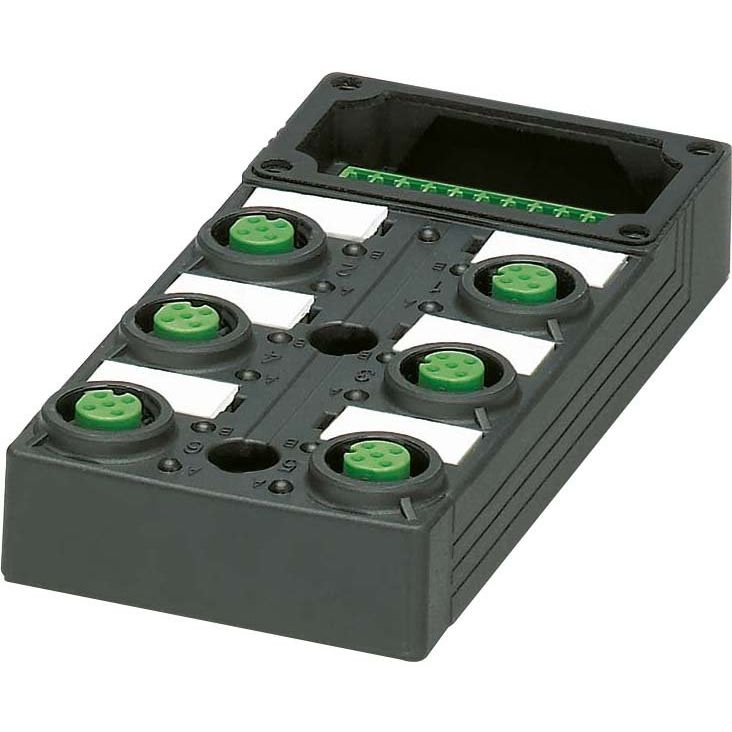 Phoenix Contact - Passiver Sensor-/Aktor-Verteiler (ohne Leitung) Sensor-/Aktor-Box SACB-6/6-L-C GG SCOP -Grundgehäuse