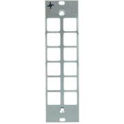 Telegärtner - Patchpanel LWL Teilfrontplatte 3HE/7TE 100021467 f.12xE2000 Kupp.elox