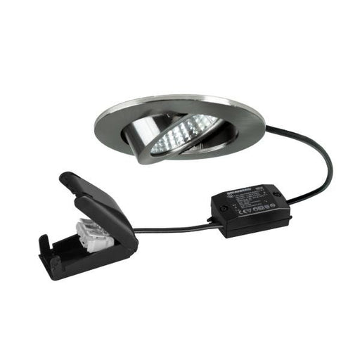 Brumberg Leuchten - Downlight/Strahler/Flutlicht LED-Einbaustrahler 230V 38463153 3000K, nickel