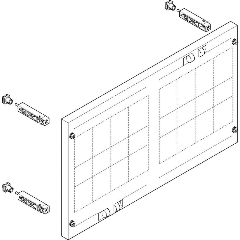 ABN - Verteilerfeld für Installationsverteiler ESPRO-Modul MT22509 tief BxH:500x300mm