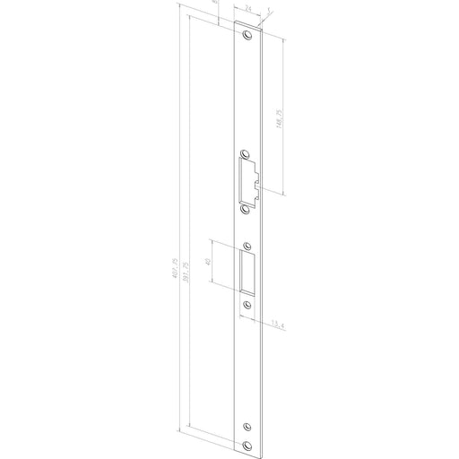 Assa Abloy effeff - Elektrischer Türöffner Mediator Türöffner 65-----34A35E91 m.Renov.schließblech