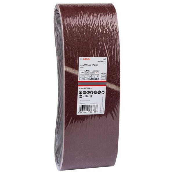 Bosch - Schleifpapier/Schleifvlies PRO X440 Schleifband, 100 2608607201 (VE10) x 690 mm G80 10-tlg