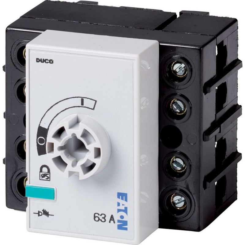Eaton - Lasttrennschalter 4polig DCM-63/4-SK+HC 63A Horizontalansch