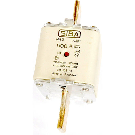 Siba - Messersicherung NH-Sicherungseinsatz 2021308.400 NH3 400A aM 690V − 3 Stück by Siba
